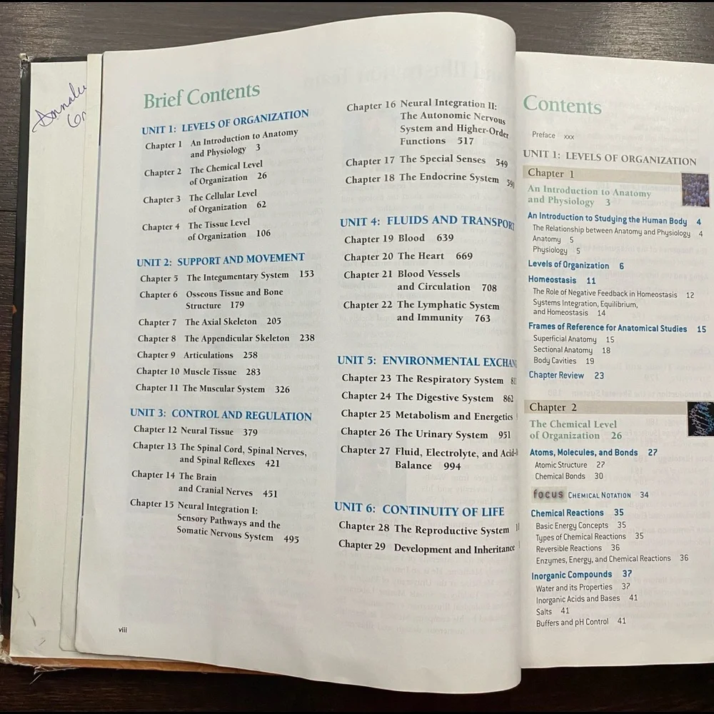 🔬 College Textbook Fundamentals of Anatomy and Physiology 7th Addition - Picture 6 of 16